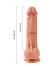 Çift Katmanlı Et Dokusunda 21.5 Cm Realistik Dildo