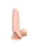Breyden 16 Cm Testis Halkalı 3 Cm Dolgulu Silikon Penis Kılıfı