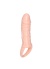 Breyden 16 Cm Testis Halkalı 3 Cm Dolgulu Silikon Penis Kılıfı