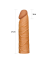 X-Large Dolgulu Realistik Penis Kılıfı Uzatmalı Prezervatif Dildo