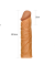 Dolgulu Realistik Penis Kılıfı Uzatmalı Prezervatif