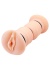 Büyük Boy 19 Cm Çift Taraflı Titreşimli Suni Vajina Mastürbatör