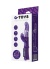 Klitoral Uyarıcı Vibratör Tpr Mor 22.5 Cm