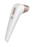 Vakum Dalgalı Klitoral Stimülatör Beyaz 17 Cm