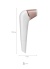 Vakum Dalgalı Klitoral Stimülatör Beyaz 17 Cm