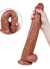 34.5 Cm Sex Shop Kahverengi Dildo Penis