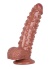 24 Cm Sex Shop Özel Kahverengi Dildo