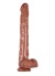 Sex Shop İstanbul 42 Cm Kahverengi Dildo