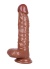 Sex Shop Özel 20 Cm Kahverengi Dildo