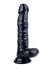 Sex Shop Özel 20 Cm Siyah Damarlı Dildo