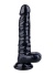 Sex Shop Özel 20 Cm Siyah Damarlı Dildo