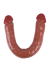 Sex Shop Özel 46 Cm Kahverengi Çift Taraflı Dildo