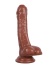 18 Cm Kahverengi Dildo 0