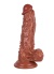 18.5 Cm Kahverengi Dildo 4