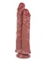 İstanbul Sex Shop 26.5 Cm Kahverengi Çiftli Dildo