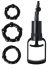 3 Halkalı Penis Pompası Pvc Şeffaf 20.5 Cm