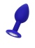 Brilliant Anal Plug Mavi Beyaz Kristalli 7 Cm 26 G