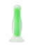 Karanlıkta Parlayan Anal Plug Silikon Şeffaf 10 Cm