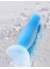 Glow Gece Parlayan Anal Plug Silikon Şeffaf 10 Cm