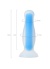 Glow Gece Parlayan Anal Plug Silikon Şeffaf 10 Cm