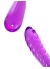 Çift Taraflı Jel Dildo Frica Mor 23 Cm