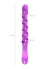 Çift Taraflı Jel Dildo Tanza. Tpe. Mor. 27.5 Cm