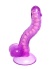 Kıkırdaklı Jel Dildo Celiam. Tpe. Mor. 20.5 Cm