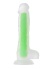 Beyond Clark Glow Gece Parlayan Yeşil Dildo Silikon Şeffaf 22 Cm