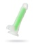 Beyond Yeşil Dick Glow Gece Parlayan Dildo. Silikon. Şeffaf. 18 Cm