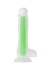 Beyond Yeşil Dick Glow Gece Parlayan Dildo. Silikon. Şeffaf. 18 Cm