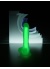 Beyond Yeşil Dick Glow Gece Parlayan Dildo. Silikon. Şeffaf. 18 Cm