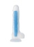 Beyond Mavi Matt Glow Gece Parlayan Dildo. Silikon. Şeffaf. 18 Cm