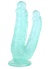 19 Cm Yeşil Çiftli Penis Dildo