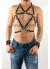Deri Erkek Göğüs Üzeri Harness