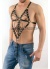 Göğüs Üzeri Lastik Harness Seksi Gay İç Giyim