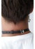 Erkek Seksi Boyunluk Deri Harness