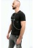 Zincir Detaylı Deri Erkek Göğüs Harness
