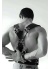 Deri Erkek Kelepçeli Erkek Harness