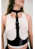 Boyun Bağlantılı Korse Deri Kemer Harness