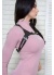 T Shirt Bluz Elbise Üzeri Yaka Crop Kemer Deri Harness