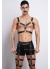 Tarz Göğüs Ve Bacak Harness Takım Erkek Parti Aksesuarları