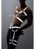 Reflektörlü Karanlıkta Yansıyan Göğüs Ve Bacak Harness