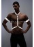 Reflektörlü Karanlıkta Yansıyan Göğüs Ve Pazu Harness Takım