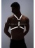 Karanlıkta Parlayan Reflektörlü Erkek Göğüs Harness Erkek Parti Giyim
