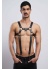 Erkek Göğüs Harness Deri Pantolon Askısı ,Clubwear