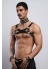 Gay Fantazi Giyim Erkek Partywear Tecnowear Erkek Göğüs Harness