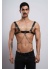 Erkek Gömlek Kemeri Zincirli Göğüs Harness Partywear Clubwear