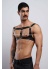 Erkek Parti Aksesuar Clubwear Deri Göğüs Harness Erkek Fantezi Giyim