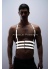 Reflektörlü Erkek Göğüs Harness Parti Aksesuar Clubwear