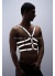 Reflektörlü Erkek Göğüs Harness T Shirt Üzeri